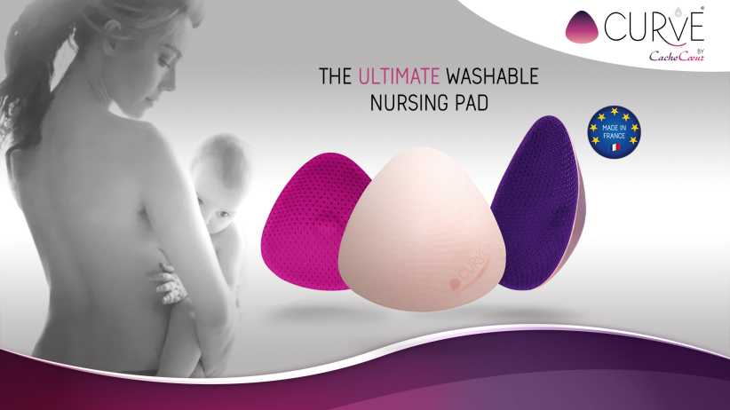 Infant/Parent Care: Curve washable nursing pad by Cache Coeur