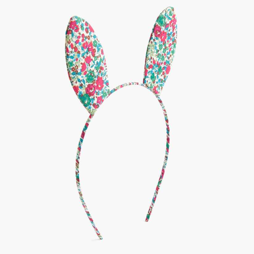 J.Crew Girls' Floral Bunny Ear Headband