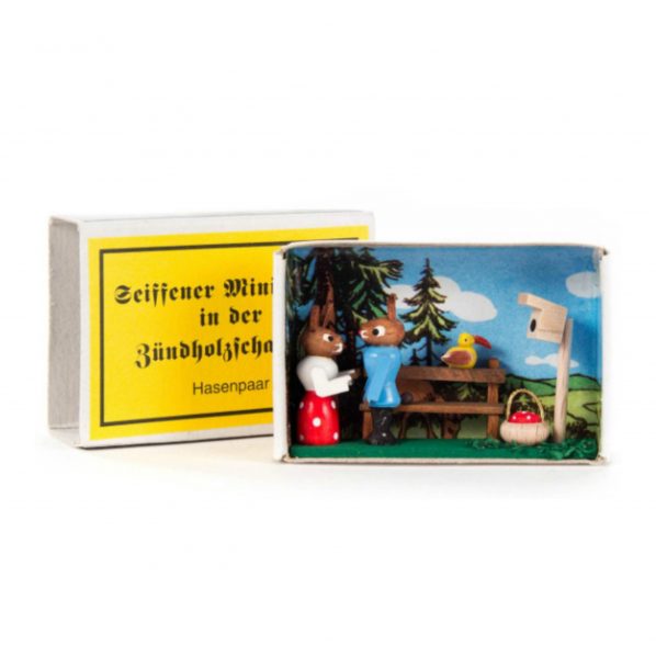 Dregeno Miniature Bunny Love Matchbox 