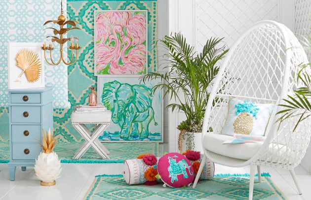 pottery barn lilly pulitzer pillows