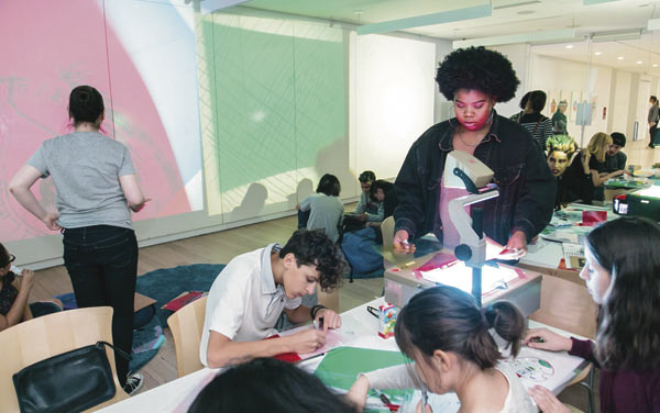 Teen time: Drop in to make art at the Whitney Museum