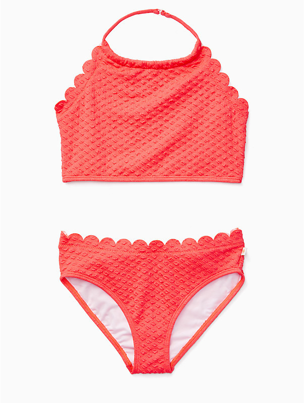 Kate Spade New York Girls' Scalloped Two-Piece 