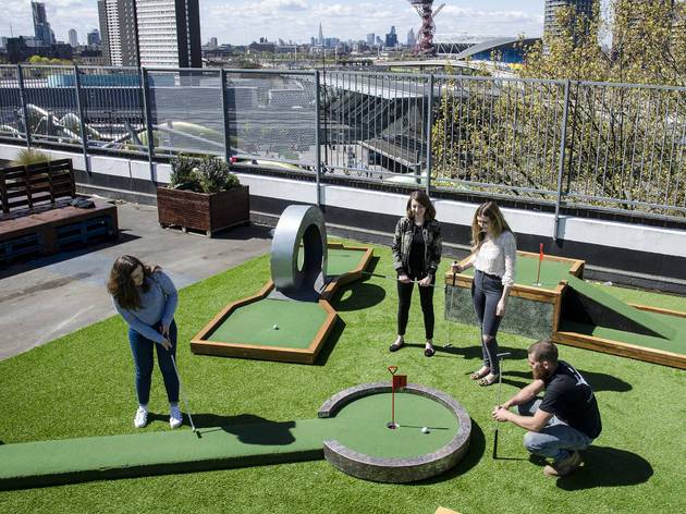 Google Mini Golf Pop-Up