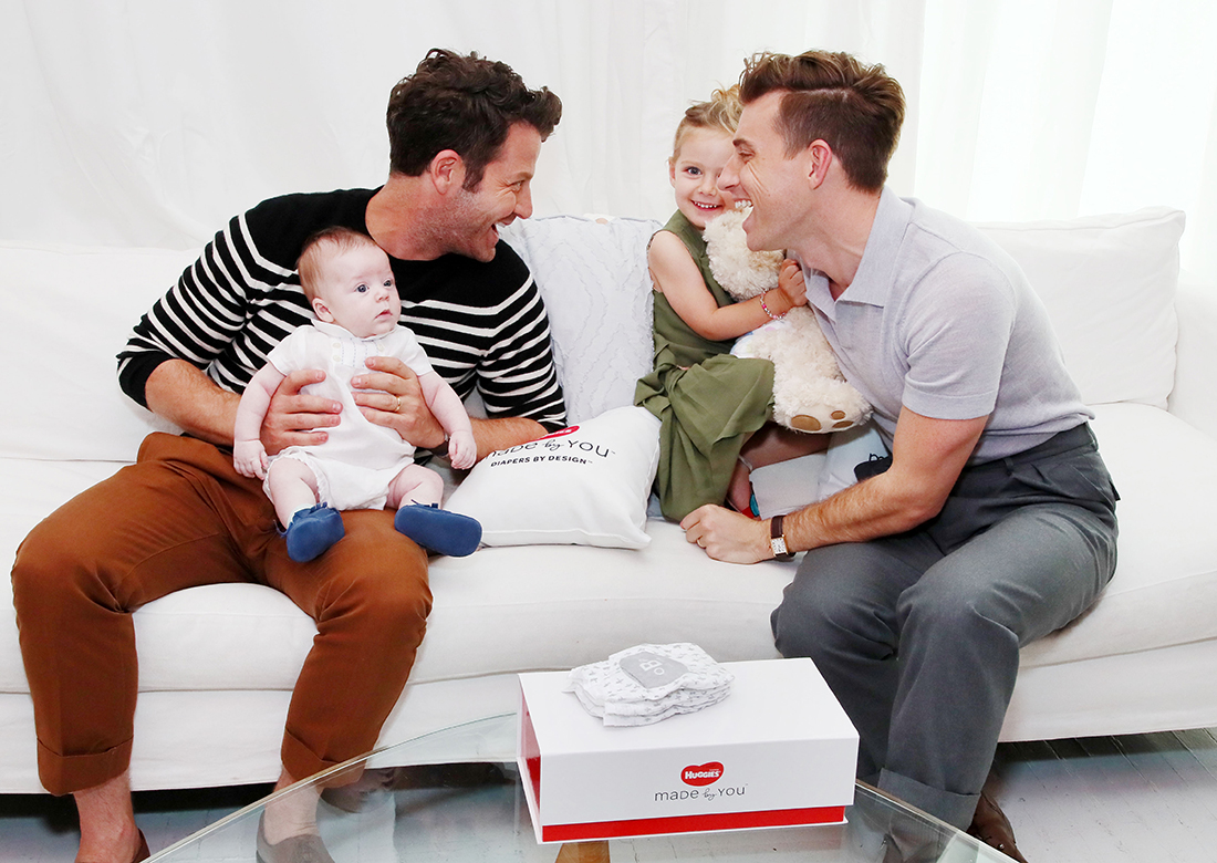 Nate Berkus and Jeremiah Brent with their childre