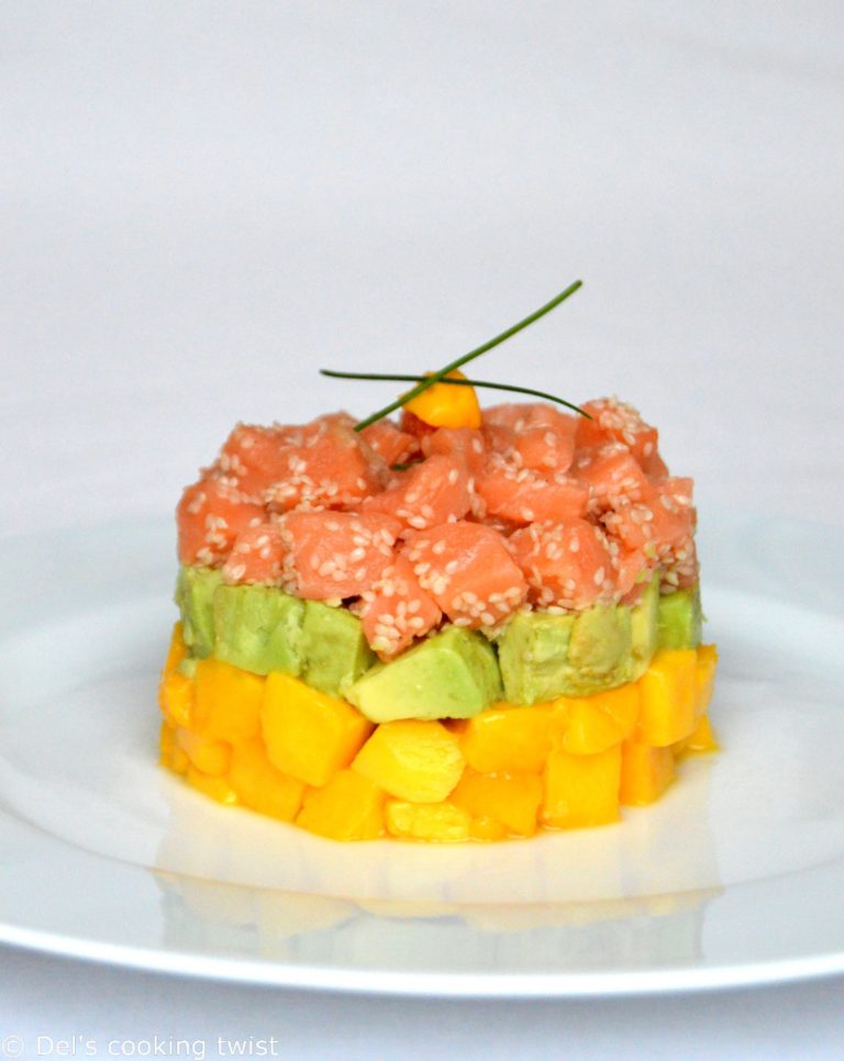 Impress your Dinner Guests With Salmon Avocado Mango Tartare 
