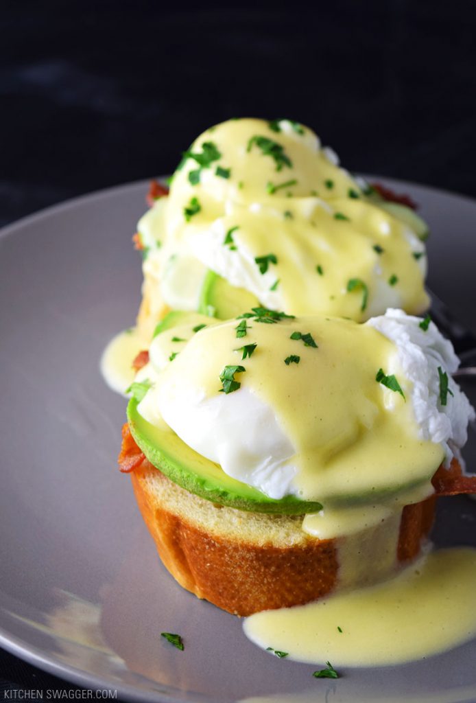 Impress Your Brunch Guests With Avocado Eggs Benedict 