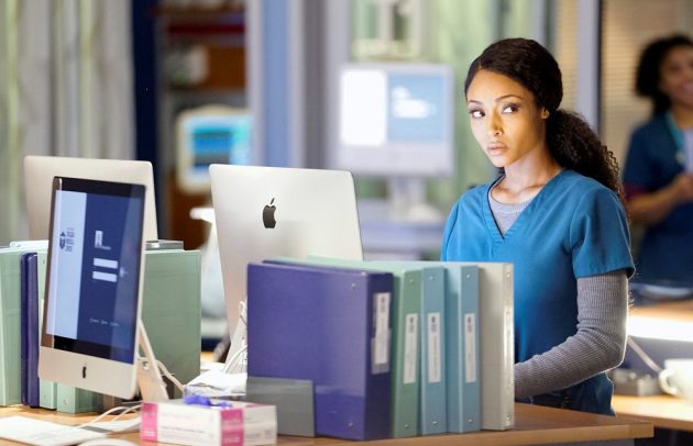 Yaya DaCosta as Nurse April Sexton on "Chicago Med"