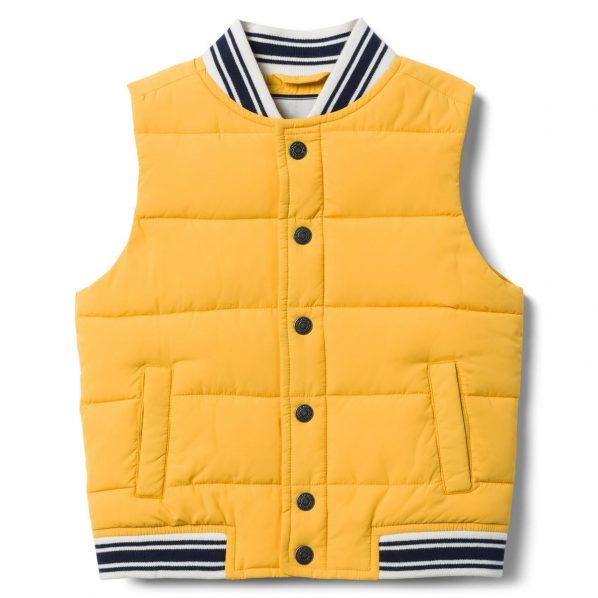 Janie and Jack Gold Puffer Vest