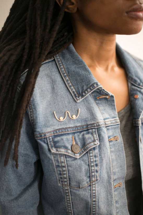 The Boob Brooch 