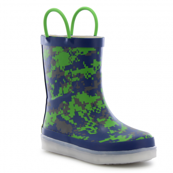 Western Chief Kids’ Digital Camo LED Rain Boots