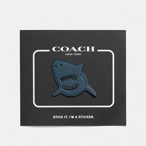 Coach Sharky Leather Sticker