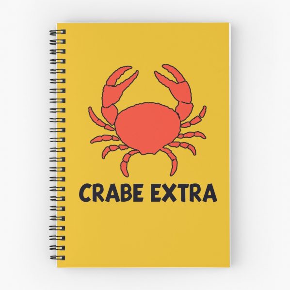 Redbubble Crabe Extra Notebook