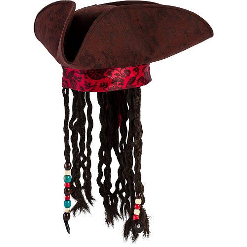 Party City Pirate Hat With Braids