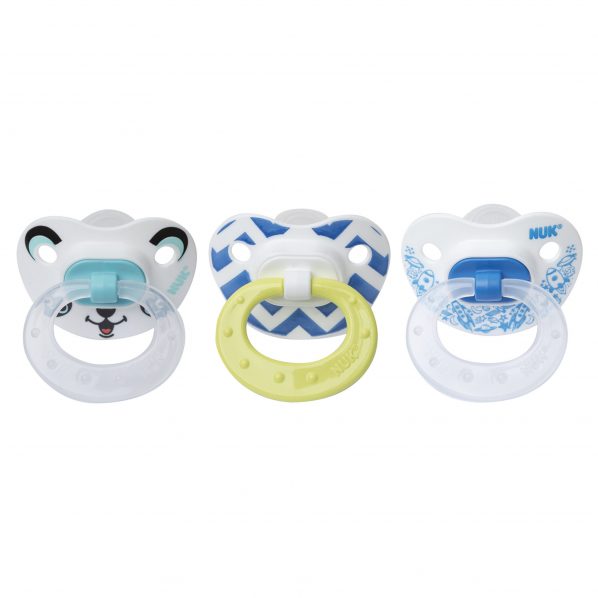 NUK Orthodontic Pacifiers, 6-18 Months, 3 pack