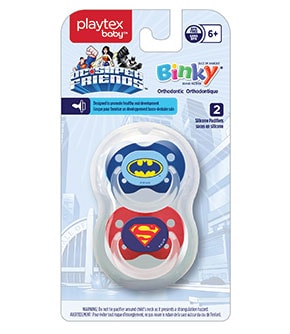 Playtex Baby Binky brand pacifier Orthodontic 6m+