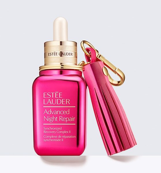 Estee Lauder Advanced Night Repair with Pink Ribbon Keychain