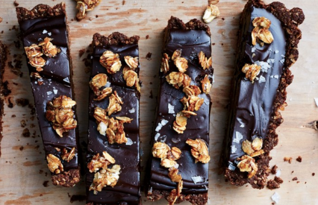 vegan chocolate tarts