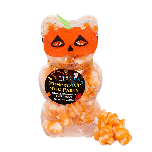 ‘Pumpkin Up The Party’ Mini Halloween Gummy Bear Fillable w/Pumpkin Mask