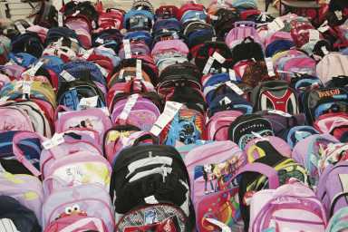 Operation Backpack outfits 20,000 city students with school supplies