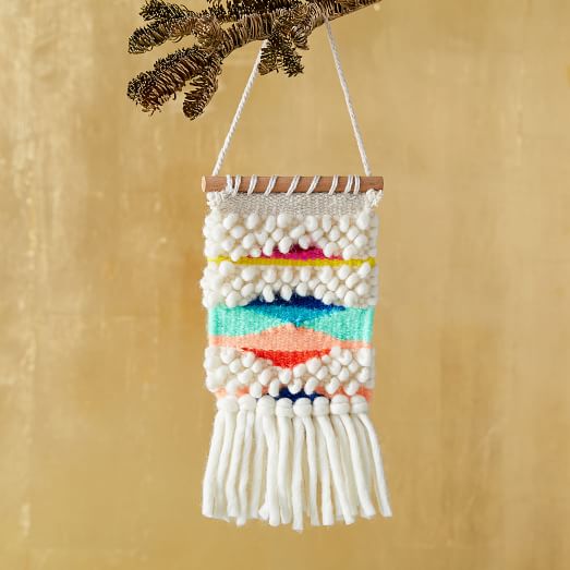 West Elm Woven Tapestry Ornament