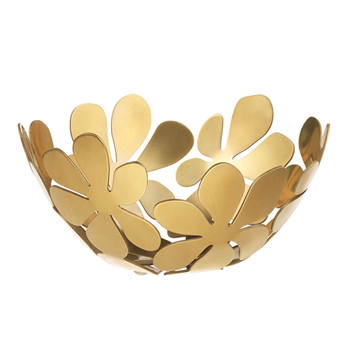 Gold Flower Bowl 