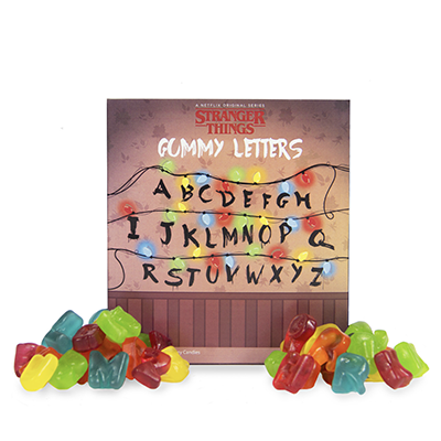 Stranger Things Gummy Letters Box