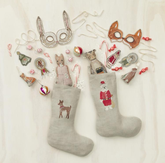 Coral & Tusk Polar Bear Santa Stocking 