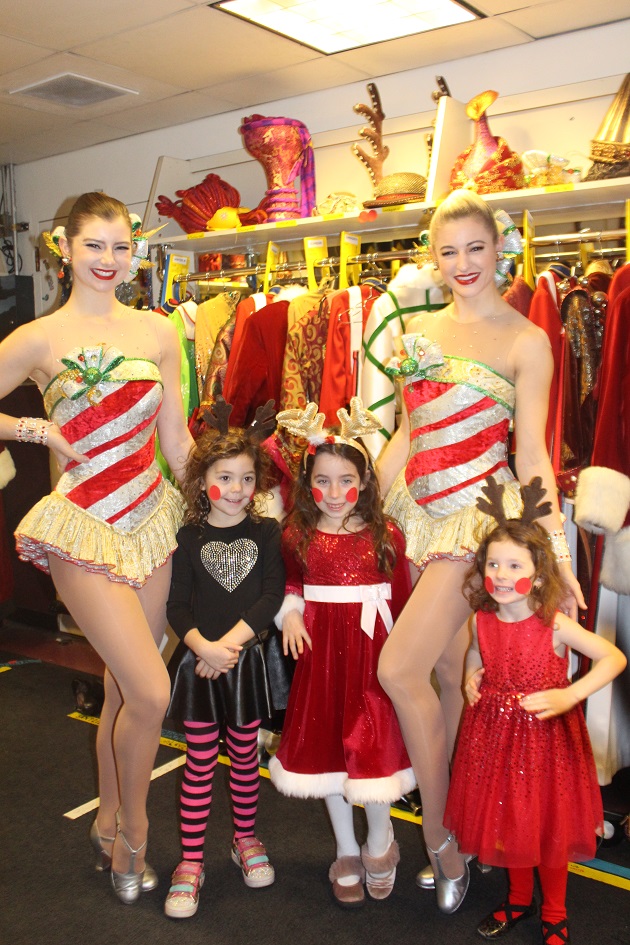 rockettes in christmas costumes