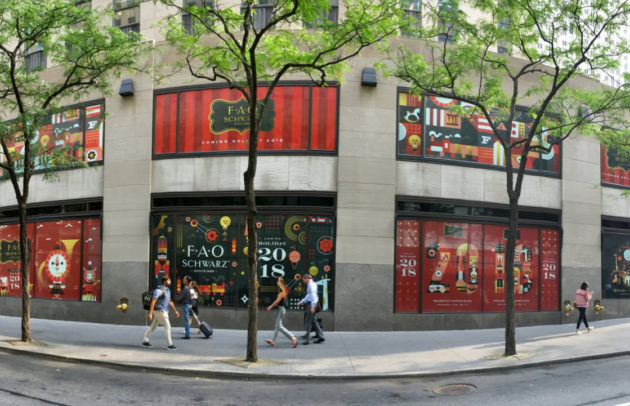 the new fao schwartz at 30 rock in new york city