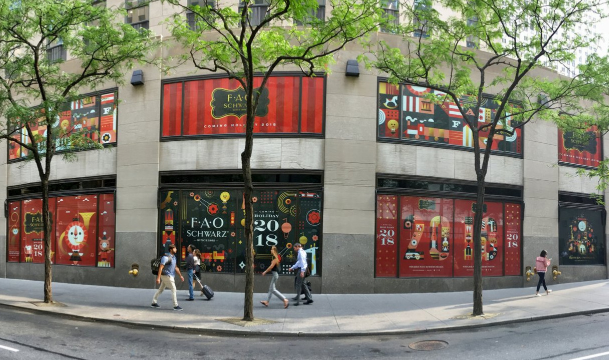 the new fao schwartz at 30 rock in new york city