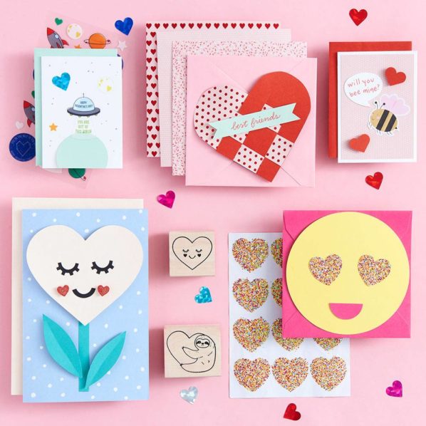 Kids Handmade Valentines at the Paper Source