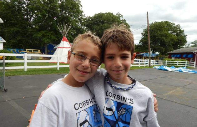 two young boys at summer camp