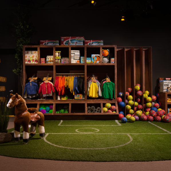 interior of childrens clothing and gift store