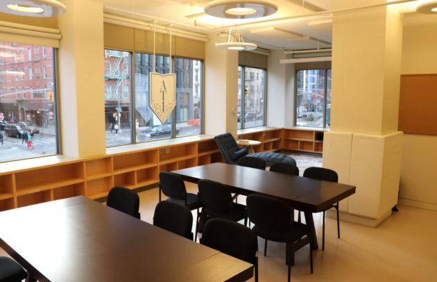 interior of a private school classroom