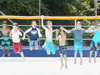 camp swim jump