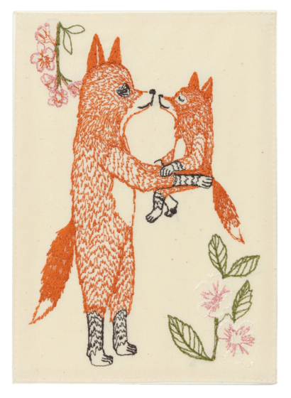 Coral & Tusk Fox Mama Card 