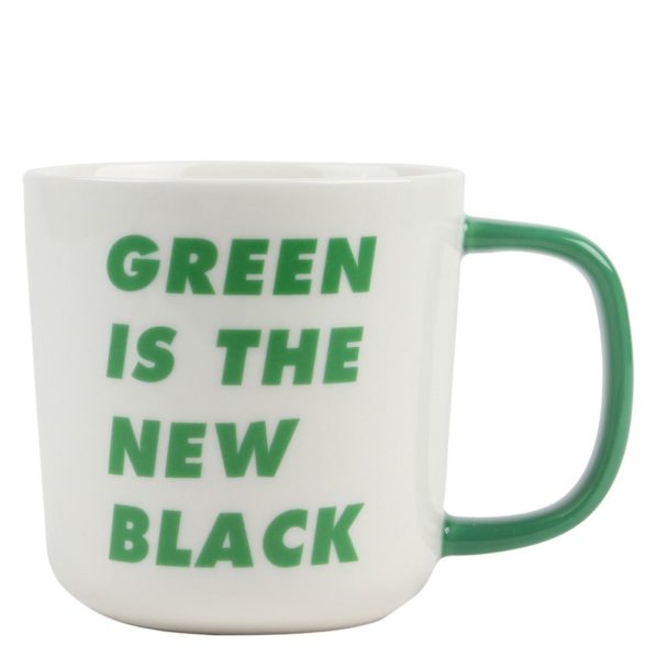Paperchase Green is the New Black Mug