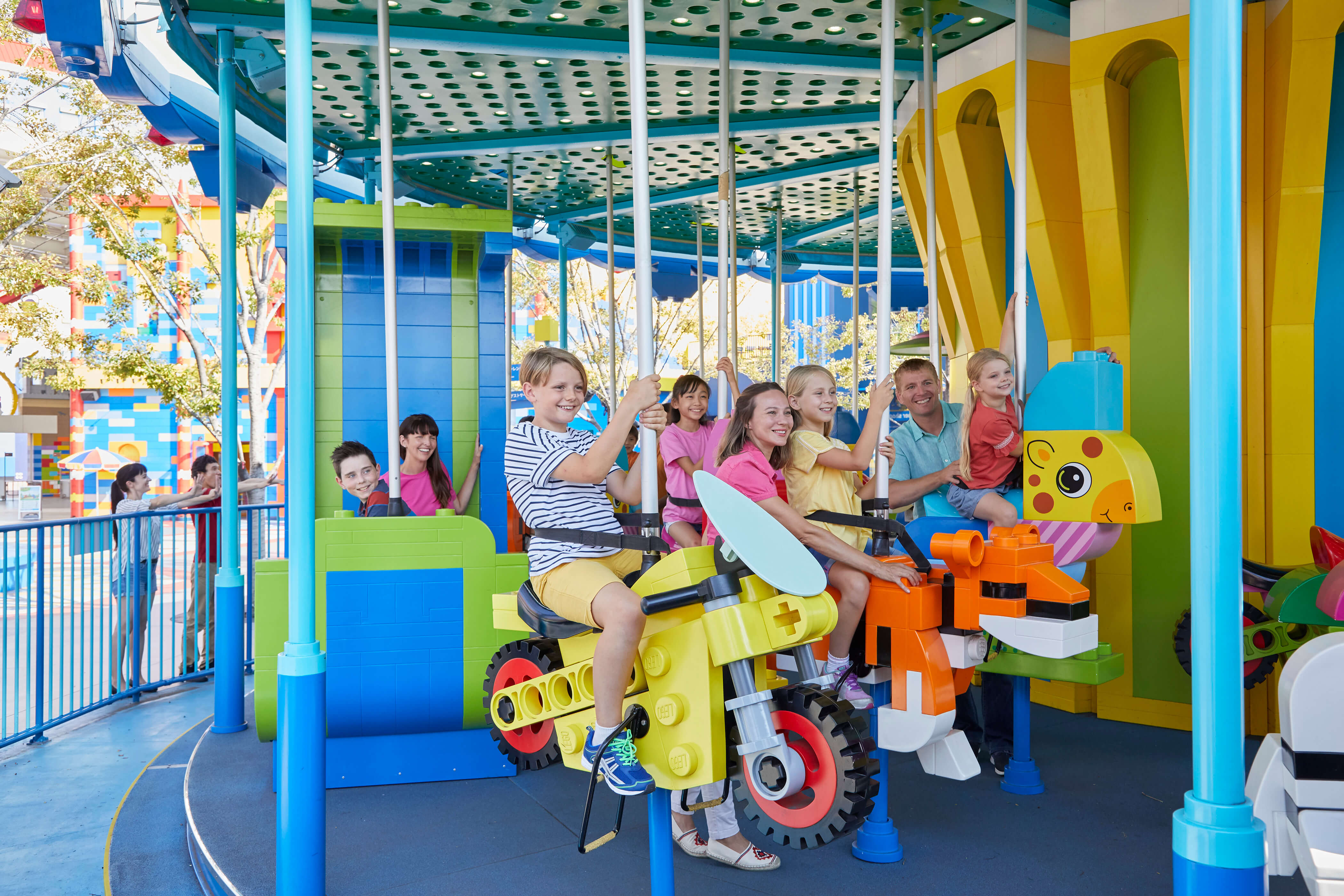 Brick Party Carousel at LEGOLAND New York