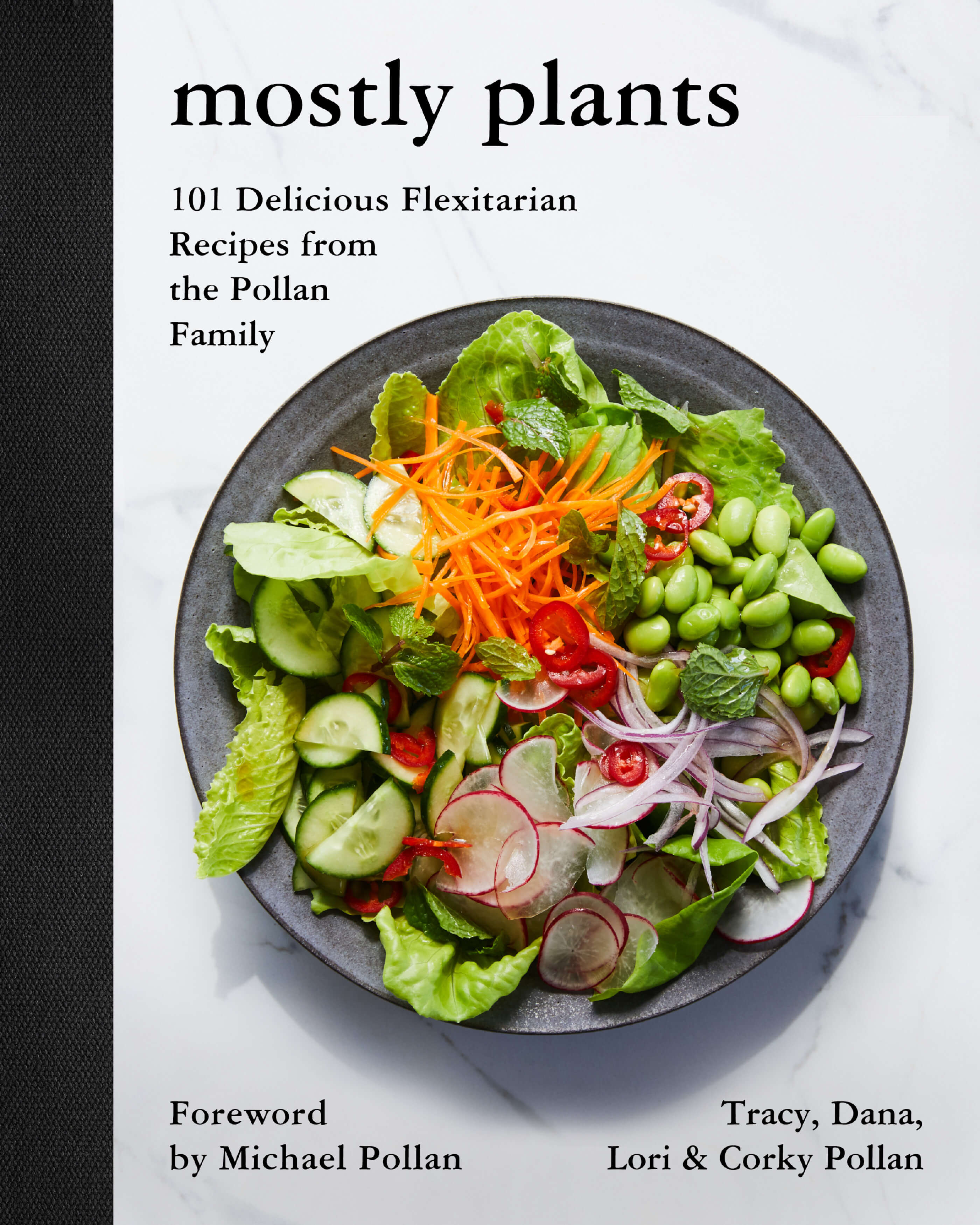 cookbook cover with salad photo on the front