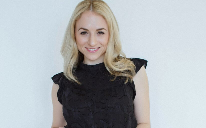head shot of woman with blonde hair