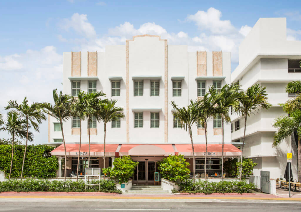 facade of the hotel