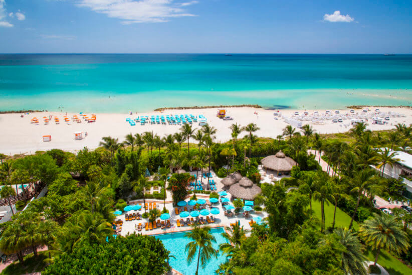 beach front in miami