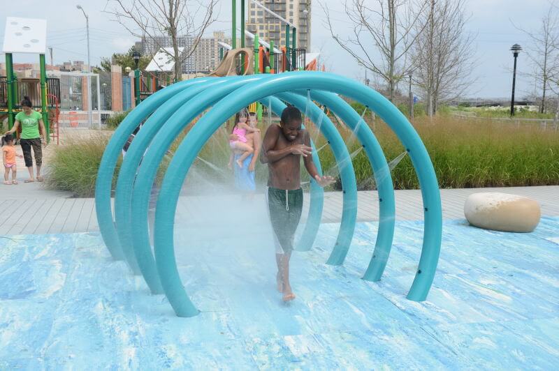 Beach 30th Street Playground water playgrounds nyc