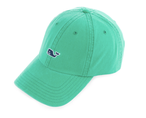 Whale Logo Leather Strap Baseball Hat