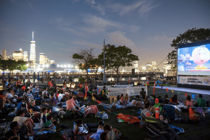 Summer on the Hudson Pier 1 Picture Show at Riverside Park