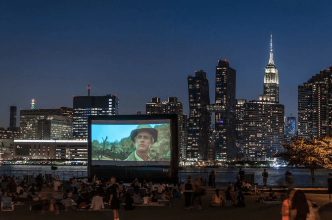 Skyline Cinema at Hunters Point South Park