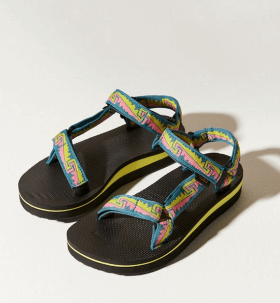 Teva UO Exclusive Midform Universal Sandal in Lime