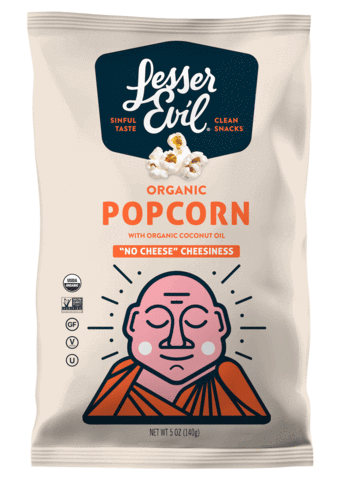 LesserEvil Organic Popcorn 