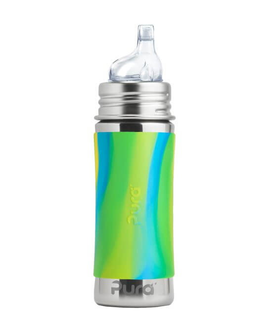 Pura Kiki® 11oz Sippy Bottle With Sleeve