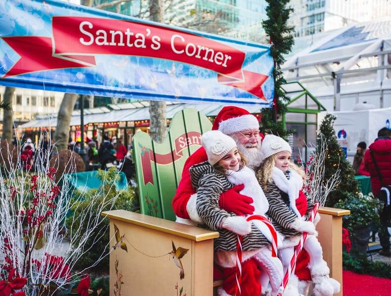 Santa’s Corner at Bank of America Winter Village